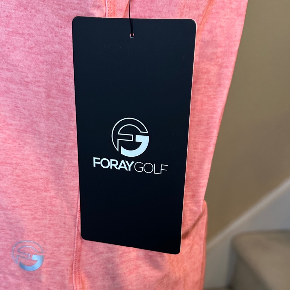 FORAY GOLF Core Sleeveless Polo in Pink - LPGA logo - Picture 15 of 17